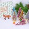 12Pcs Mini Christmas Trees Small Sisal Trees Mini Pine Trees (Multicolor) 4"D x 0.2"W x 2"H